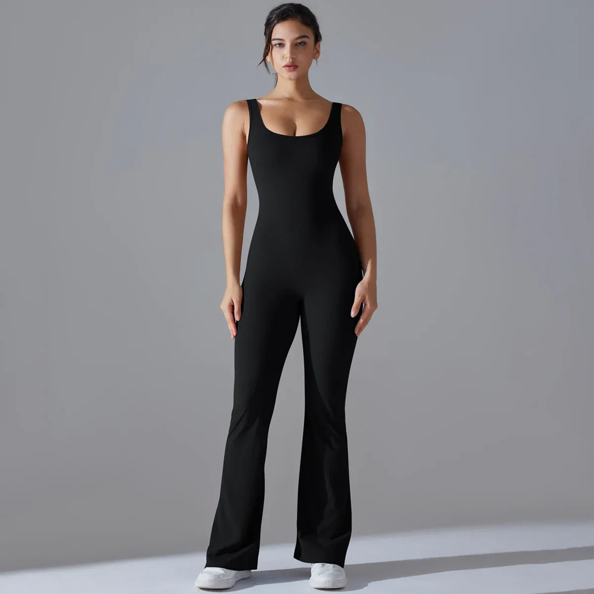 Sexy Back V Jumpsuit Gym Set Women Training Yoga Suit Sportswear Women Sports Jumpsuit Fitness Rompers Stretch Workout Bodysuits