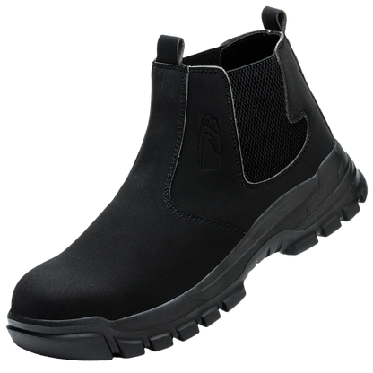 Fashion Safety Shoes Men's Work Steel Toe Caps Male Indestructible Protective Shoes Puncture-Proof Security Footwear Work Boots