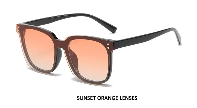 Cycling Polarized Clip On 6 In1 TR90 Myopia Sunglasses Women Magnet Sunshade Sun Glasses Eyeglasses Frame Come With Glasses Box