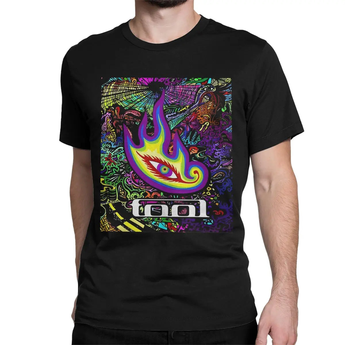 Men Women's Lateralus Heavy Metal Music Enima T Shirts Tool Band Cotton Tops  Short Sleeve Tee Shirt Graphic Printed T-Shirts