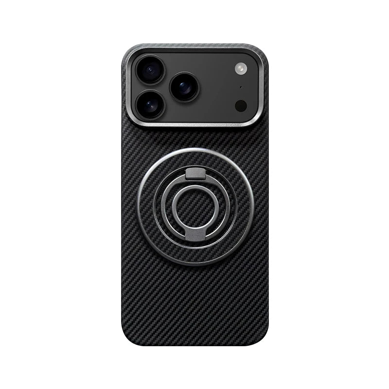 Ultra Slim Real Aramid Kevlar Carbon Fiber Business Case For IPhone 17 Air Pro Max Magnetic Charging Shockproof Protective Cover
