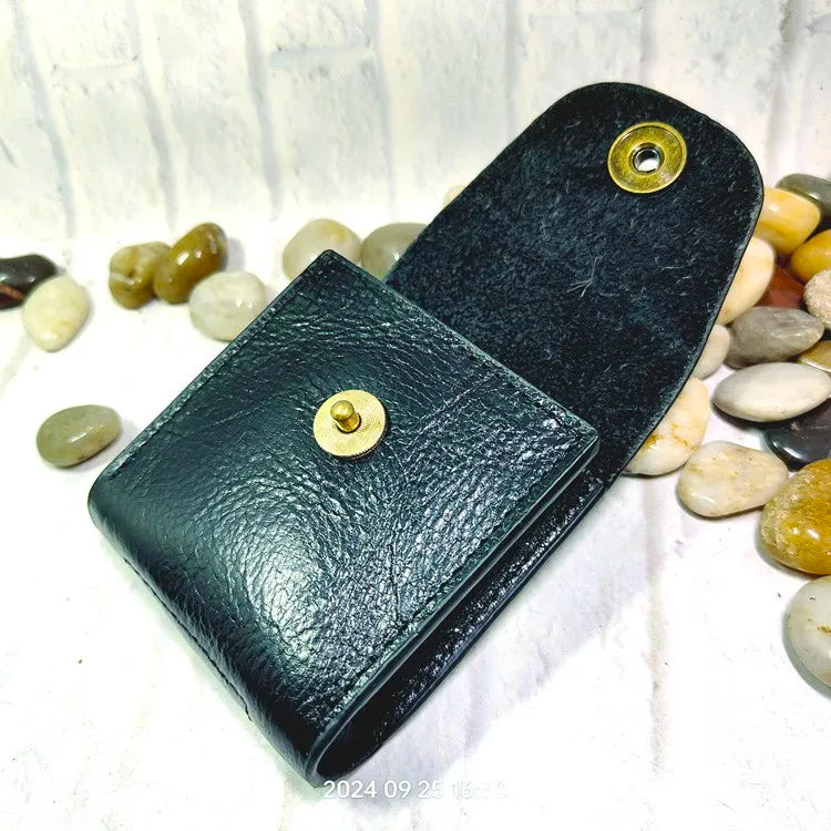 Multifunctional Key Holder Waist Bag Genuine Leather Car Key Case Folding Glasses Belt Pack Men Women 1652cg
