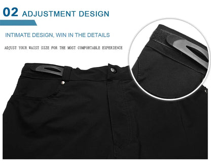 Mountain Bike Shorts Men's Summer Bicycle MTB Shorts Loose Fit Lightweight Outdoor Sports MTB Cycling Shorts