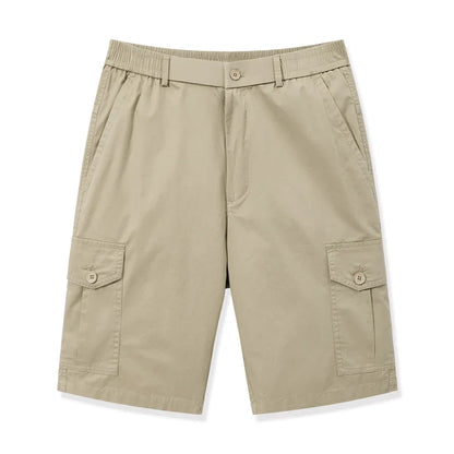 Summer New Arrival Men Cargo Shorts Male Pure Cotton Loose Multi Pocket Five Points Pants Men Outdoor Versatile Casual Shorts