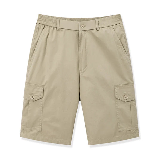 Summer New Arrival Men Cargo Shorts Male Pure Cotton Loose Multi Pocket Five Points Pants Men Outdoor Versatile Casual Shorts