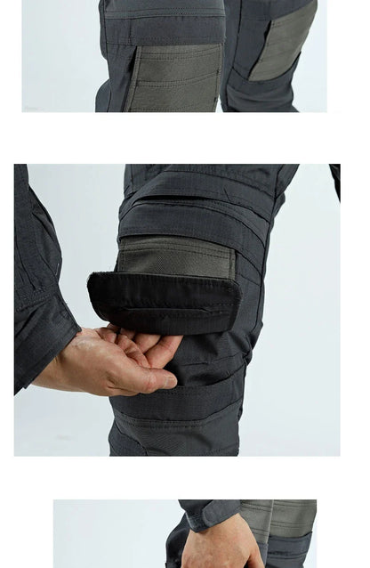 Waterproof Cargo Pant Man Tactical Pants Military Training Combat Trousers Multi Pockets Wear-Resistant Men Pants Outdoor Hiking