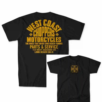 New 2026 West Coast Choppers  Graphic Tee 100% Cotton Round Neck Casual Regular Fit Unisex T-shirt  Summer Top