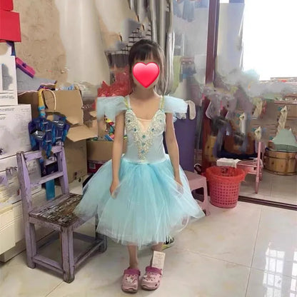 Girl Ballet Dress Tutu Outfit Vestidos Princess Dance Costumes Kids Clothes Summer Girls Dresses Ballet Leotards Children's Day