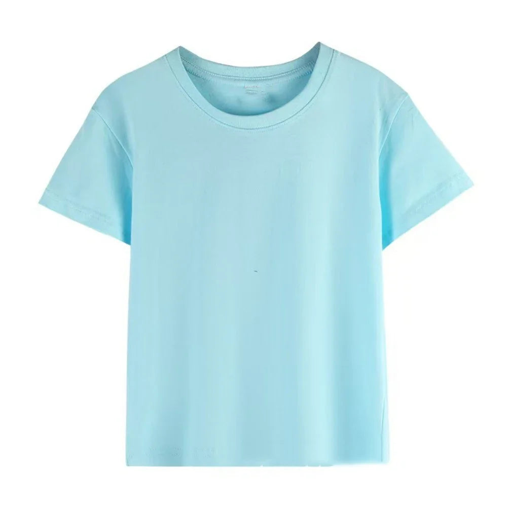 Summer Brand Letter Print Short Sleeve Kid T-shirt+shorts 2pcs Set for Boys and Girls Fashionable Casual Children's Set Outfits