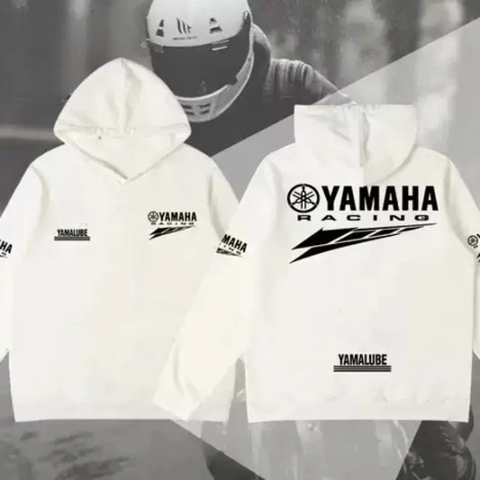 Yamaha 2025 high quality lightweight hoodie autumn and winter printed men's long-sleeved sweatshirt comfortable and casual