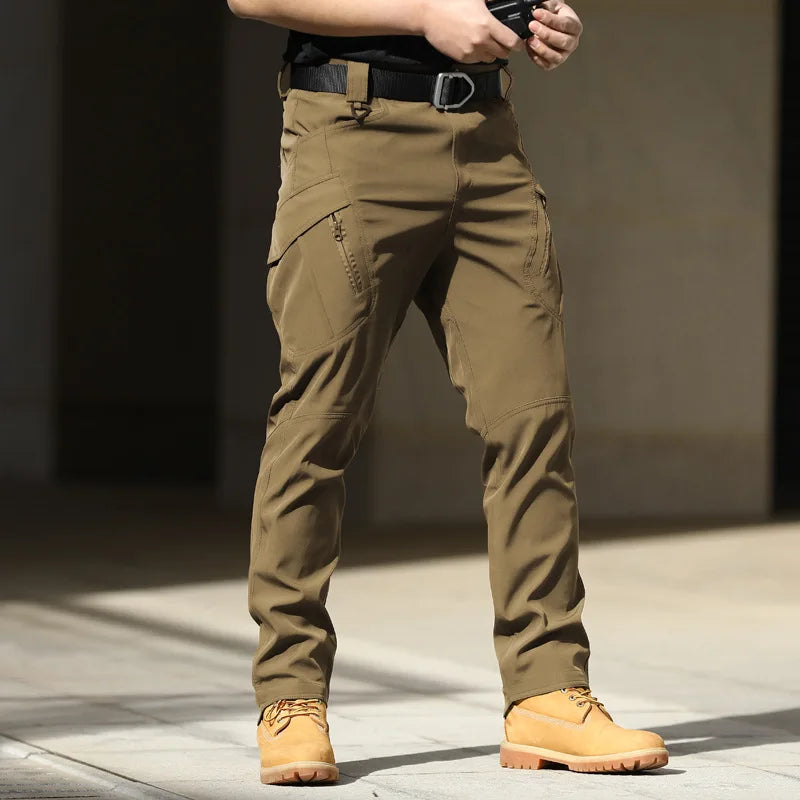 Men City Military Tactical Pants Combat Cargo Trousers Multi-pocket Waterproof Wear-resistant Casual Training Overalls Clothing