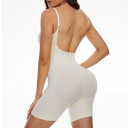 Low Back New Bodysuit Shapewear Women Mesh Butt Lifter Smooth Body Shaper Backless Slimming Contour Flat Belly Corset