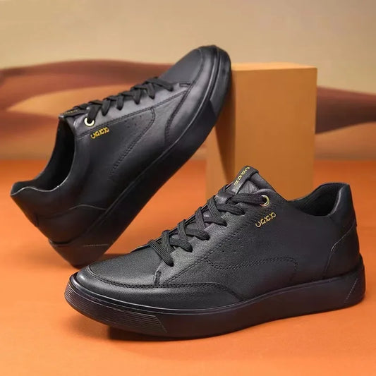 Genuine Leather Shoes Men High Quality Trekking Casual Athletic Sneaker Outdoor Walking Summer Breathable Lightweight Men Shoes
