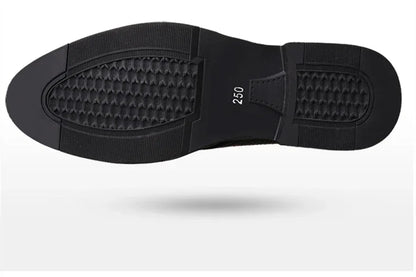 Height Increasing Shoes Man Hollow Breathable Taller Elevator Shoes 6CM Invisible Insole for Daily Men Heighten Wedding Shoes