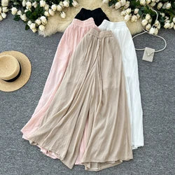 Retro Floral Chiffon Dr Women's Waist Cinched Bubble Sve Me Skirt Tea Break Gentle Soft Sle Korean High Waist A-Lin...