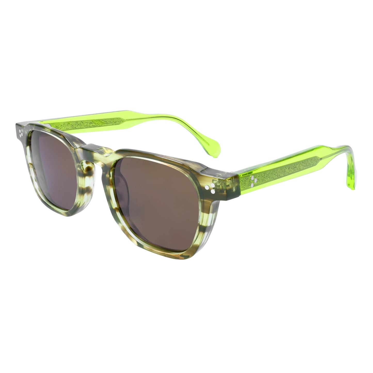 Polarized Sunglasses Unisex Thick Acetate  Frame UV400 Protection Outdoor Driving Daily Wear Lightweight Anti Scratch