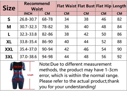 Fajas Shapewear High Compression Bodysuit Girdles Sauna Sweat Suits Polymer for Daily and Post-Surgical Use Slimming Sheath