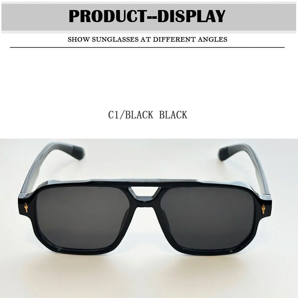 Square Sunglass Men Vintage Fashion Glasses Retro Sunglasses Women Trendy Gafas De Sol Hombre Lunette Soleil Femme Dropshipping