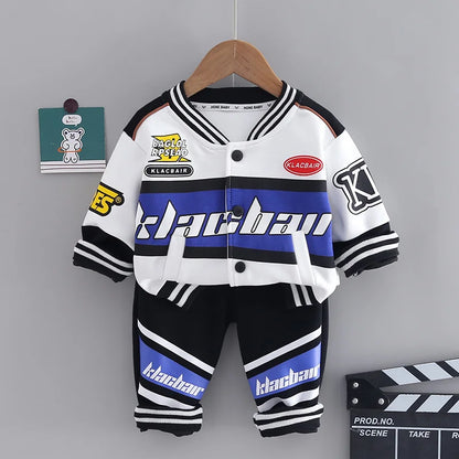 New Spring Autumn Baby Girls Clothes Children Outfits Boys Sports Jacket Pants 2Pcs/Sets Toddler Casual Costume Kids Tracksuits
