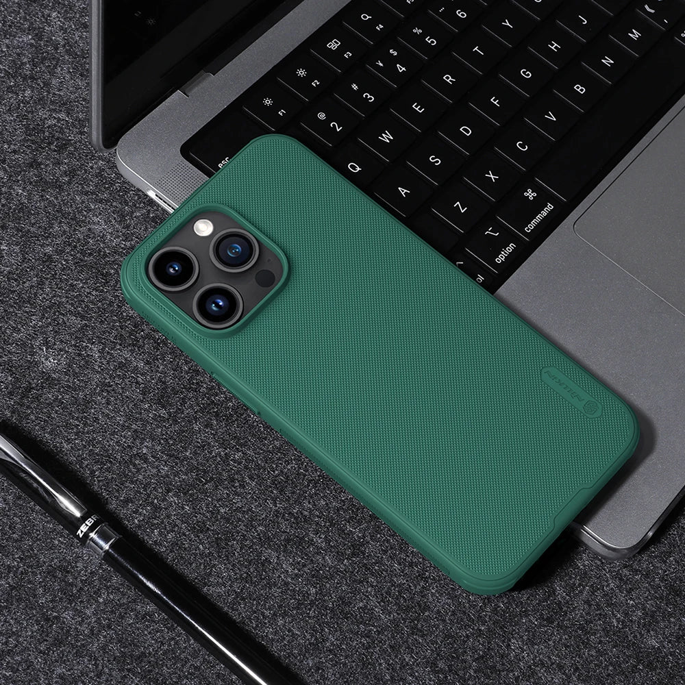 iPhone 16 Pro Max 15 Pro Max 14 Pro Max 13 Pro Super Frosted Shield Pro Magnetic Case PC+TPU Protection Back Cover