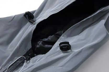 Night Reflective Clothes Spring New Men's Hooded Jacket Outdoor Run Casual Windproof Coat Couples Hip-hop Streetwear S-5XL