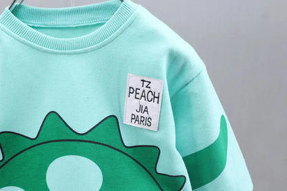 New Autumn Baby Girl Clothes Children Boys Cartoon T-Shirt Pants 2Pcs/Sets Toddler Casual Costume Infant Outfits Kids Tracksuits