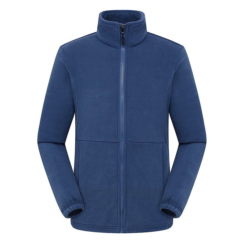 Men Polar Fleece Jackets Winter Windproof Thermal Soft Shell Jacket Outdoor Sports Hiking Camping Skiing Climbing Warm Coat