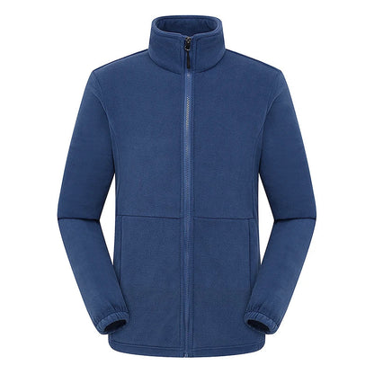 Men Polar Fleece Jackets Winter Windproof Thermal Soft Shell Jacket Outdoor Sports Hiking Camping Skiing Climbing Warm Coat