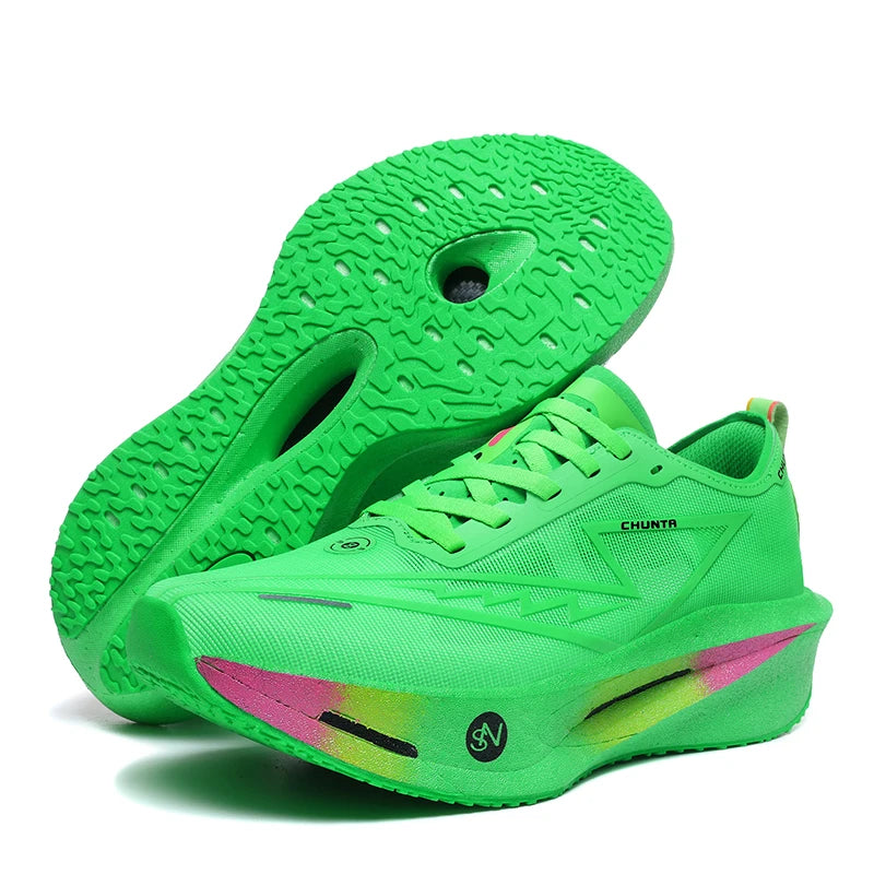Men Running Shoes Carbon Board Marathon Speciality Sports Breathable Lightweight Women's Comfortable Athletic Sneakers
