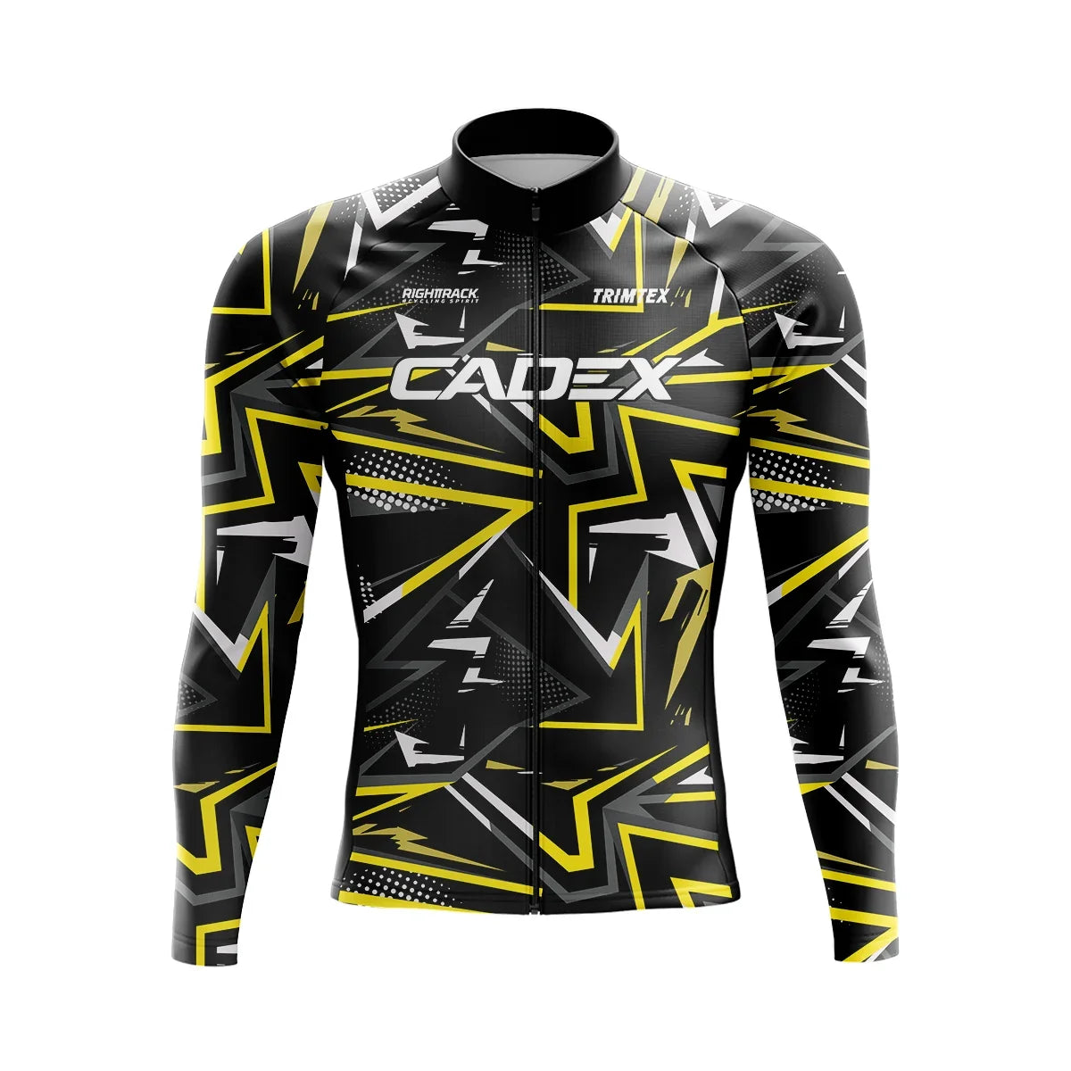 Men's CADEX Winter Cycling Jersey TRIMTEX Long Sleeve Cycle Clothes Spring Autumn Mesh/Fleece Thermal RIGHTTRACK Bike Clothing