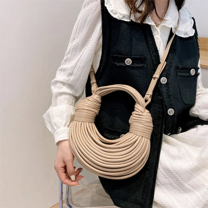 MOODS Luxury Evening Purses For Women Golden Noodle Knot Design Dinner Party Clutch Bag 2023 Luxury Designer Purses And Handbags