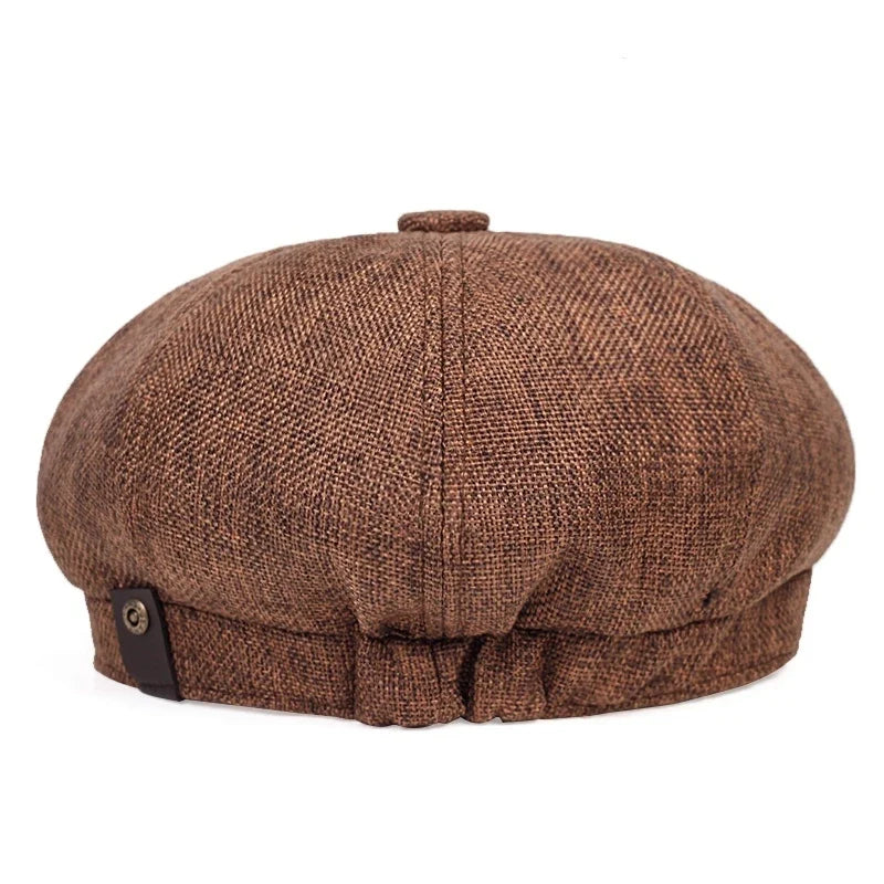 Men Casual Newsboy Hat Spring Autumn Retro Beret Hats Wild Casual Hats Unisex Wild Octagonal Cap for Men Street Caps Gorras