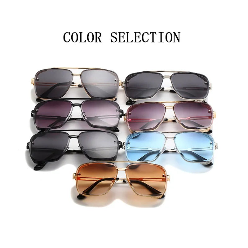New Punk Square Sunglasses For Men Vintage Fashion Glasses Retro Steampunk Sunglasses Women Trendy Gafas De Sol Hombre Zonnebril