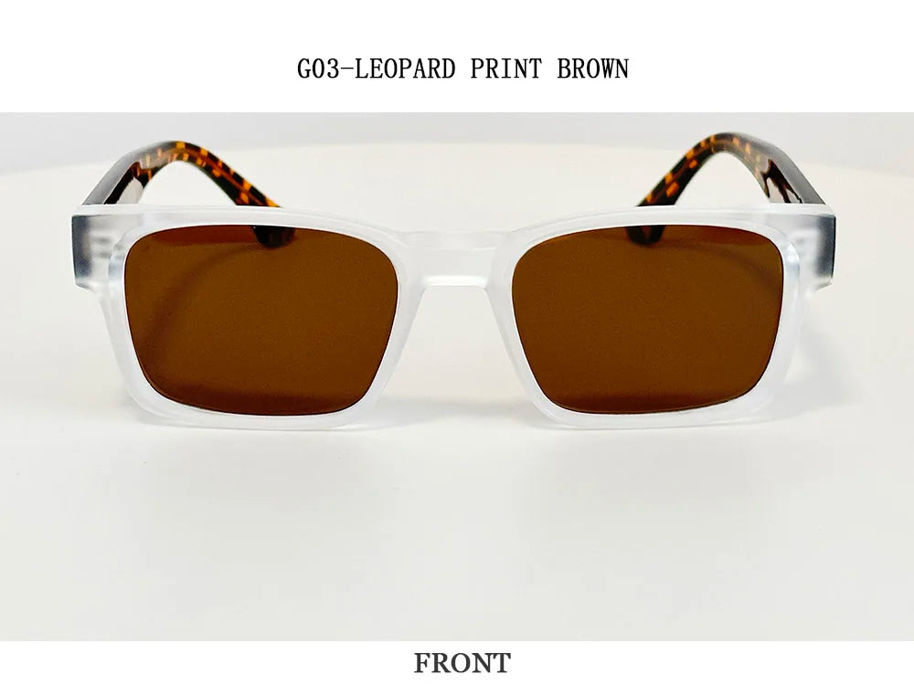Fashion Polarized Sunglass Men Vintage Square Sunglasses Women 2025 Sun Glasses Gafas De Sol Polarizadas Lunette De Soleil Homme