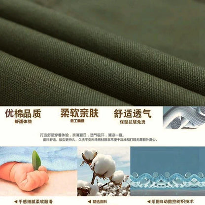 Winter Cargo Pant Men Straight Leg Fit Brushed Trouser Male Cotton Fleece Lined Warm Pocket Work Black Elegant Military Tactical