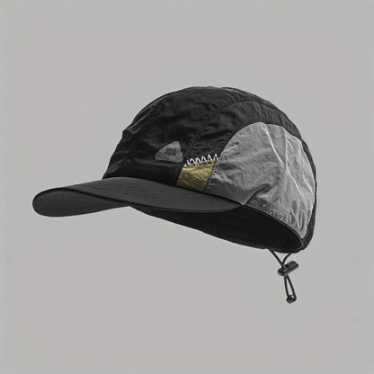 Color Matching Baseball Cap Summer Thin Breathable Quick-drying Hat Flat-brimmed Casual Sun Protection Caps Men and Women