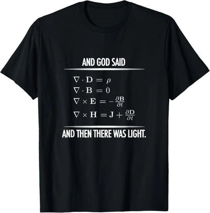Quantum Physics Student Science T-shirt Printed Graphic T-shirt Women's T-shirt Vintage Summer Streetwear Harajuku Fashion  Y2K