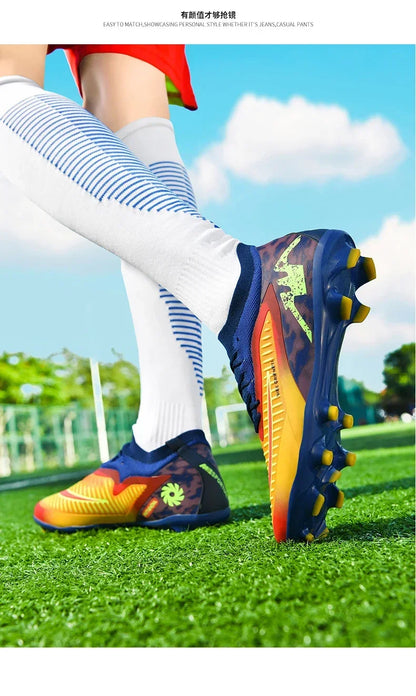 New Men Football Boots Breathable Unisex Ultralight Wholesale Professional Indoor Training Soccer Shoes Futsal Drop Shipping