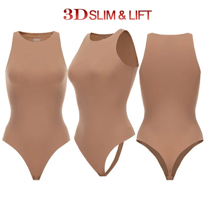 Female Underwear Belly Reducing Shapewear Tank Top Open The Crotch Lift The Buttocks Seamless Bodysuit Women