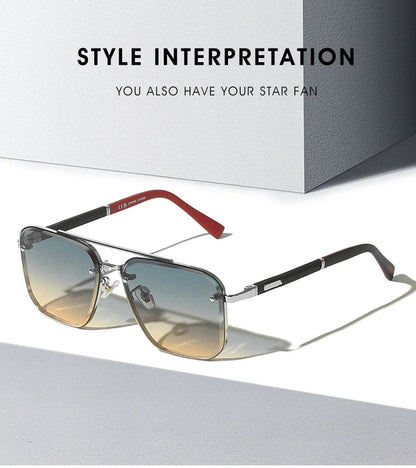2023 Luxe Square Sunglasses For Men Vintage UV400 Sunglasses Women Trendy Fashion Sun Glasses Retro Gafas De Sol Hombre Lunette