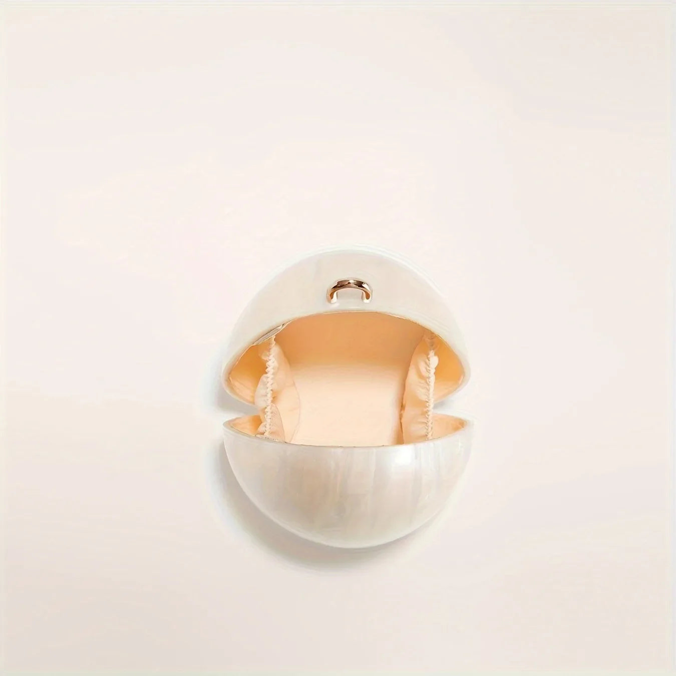 Women Acrylic Egg Bag Cute Pearl Evening Clutch Bag Beading Pearl Purse For Wedding Party Luxury shoulder Handbag Designer Chic