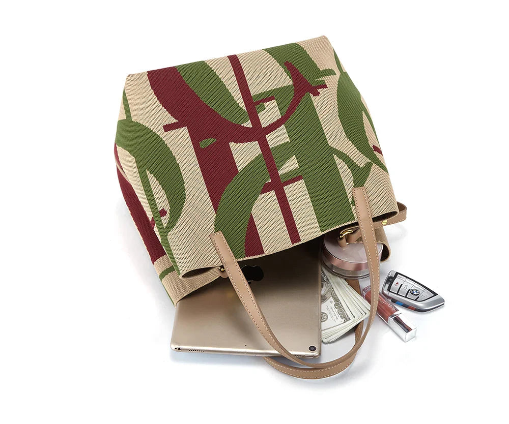 Fashion Retro Design New Women's Handbag Shopping Holiday Tourism High Capacity Handbag
