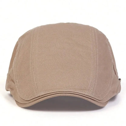 Men Light Board Solid Color Newsboy Caps British Painters Hats Spring and Summer Adjustable Flat Cap Hip Hop Berets