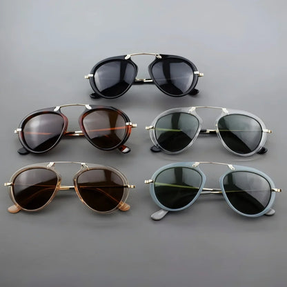 New Ultra Light TR90 Titanium Men Sunglasses Fashion Personality Women UV400 Protection Sunglasses Support Prescription Lenses