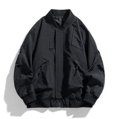 Spring Autumn Plus Size Jacket Men's Pocket Loose Fashion Brand Coat 130kg 7XL bomber jacket 5XL 6XL workwear jacket