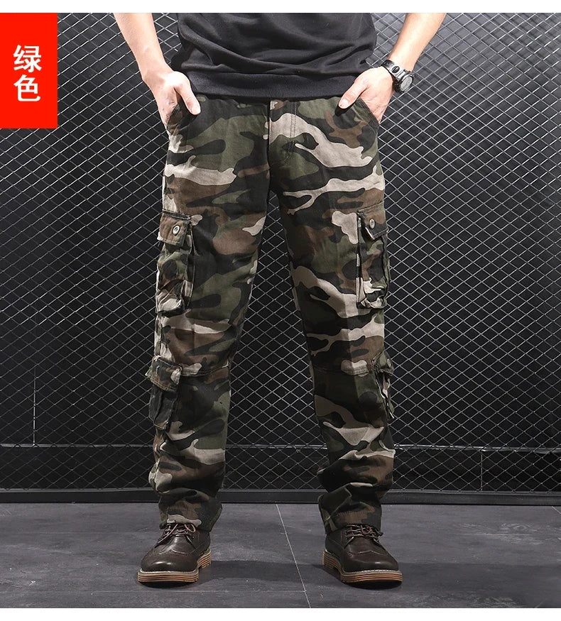 Men's Cargo Pants Men Camouflage Sweatpants Amazon Joggers  Sports Joggers Loose Fit Streetwear Male Hiking Pants