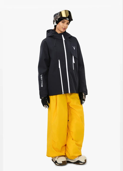 Men Women 3L Cotton Ski Jacket Ski Pants Winter Warm Windproof Waterproof Outdoor Sports Snowboard Ski Coat Trousers