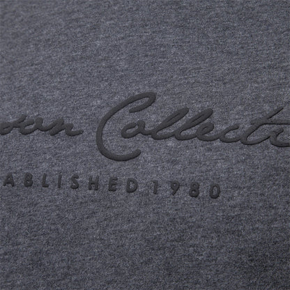 100% Cotton Long Sleeve Men's T-shirt Solid Color Letter Print Casual T shirts for Men New Spring Tops Tee Men Clothing