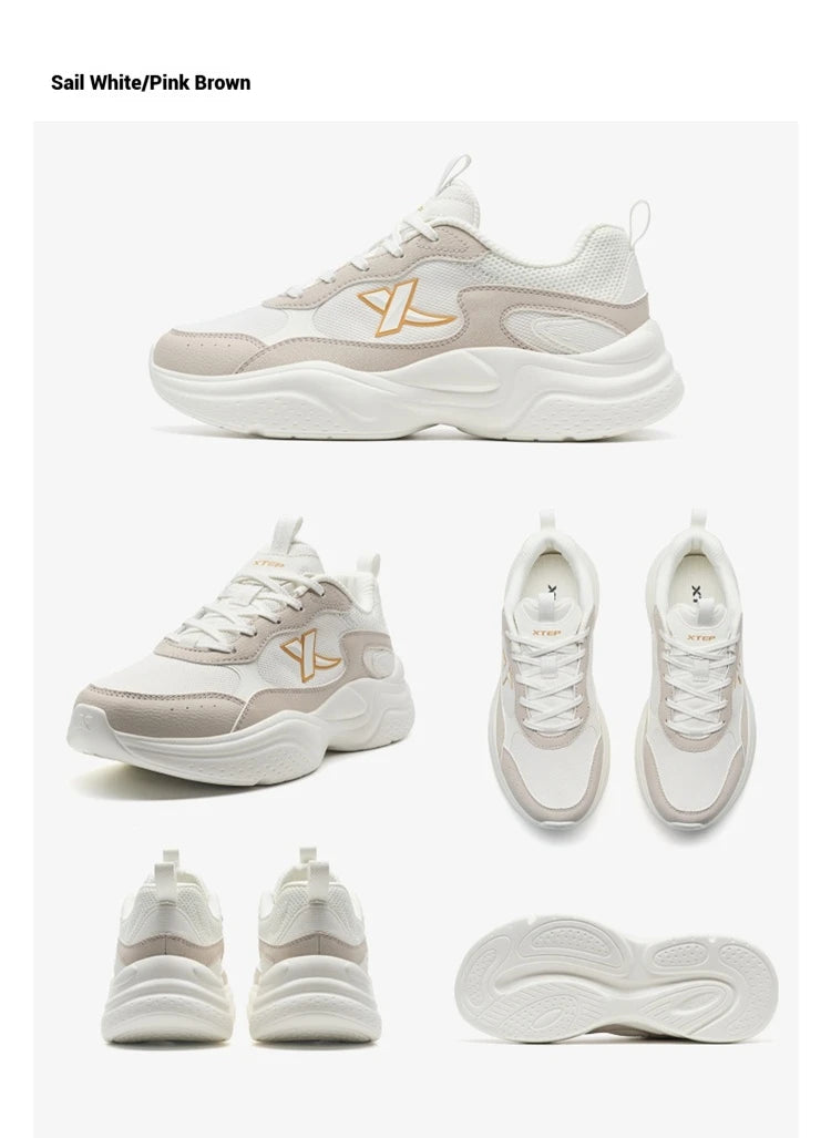 Casual Women's Shoes Breathable Cushion Street Style Durability Leisure Shock Absorption Soft Walking Sneakers 875318320047