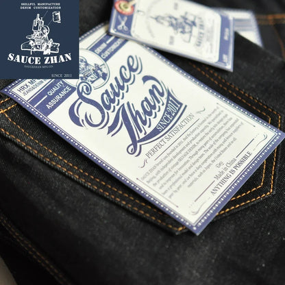 Jeans for Men  Denim Jeans Unwashed BLUE Jeans 14.5 Oz Motorcycle Jeans